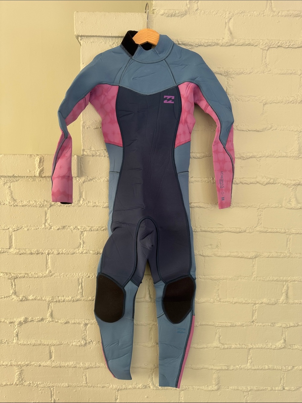 Billabong Girls Full Wetsuit in Navy, Blue & Pink